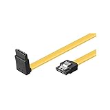 Wentronic HDD S-ATA Kabel 1,5GBs/3GBs/6GBs (S-ATA L-Type auf L-Type 90) 0,5m schwarz