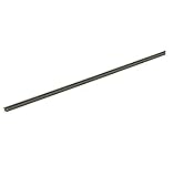 Gedotec Laufschiene für Schranktür Schiebetürbeschlag für Glas-Tür Führungsschiene für Holz-Tür - Slide Line 55 | Kunststoff braun | 2000 mm | 1 Stück - Führungsschiene für Möbel-Schiebetürbeschläge