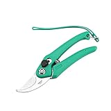Zerodis 17,5 cm Edelstahl Gartenschere Zweige Schere Gartenschere Gartenschere Schneidewerkzeug zum Schneiden Grün