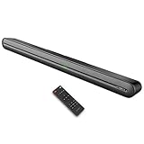 Heymell 130W Soundbar für TV Geräte, 125dB TV Lautsprecher , 2021 Aktualisierung Soundsystem, 37 Zoll TV SoundBar, Bluetooth 5.0 mit 3D Surround Sound, DSP Mit 9 EQ-Modi, HDMI, Optischer,Koaxial
