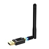 EDUP WLAN Adapter USB WiFi Stick 600Mbits Dual Band 2.4GHz / 5GHz Wireless USB Adapter Empfänger Free Driver Plug & Play WiFi Dongle für PC/Laptop unterstützt Windows 10/8.1/7/Vista Mac OS X