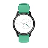 Withings Move Aktivitätstracker Uhr Schrittverfolgung Kalorien Schlaf Wasserdicht GPS Uhr Stoppuhr M Blanc, Noir et Menthe