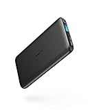 Anker PowerCore Lite 10000mAh Powerbank, Leistungsstarker Externer Akku, Dünn und Kompakt, für iPhone XS Max/XR/XS/X / 8 / 8Plus / 7 / 6s / 6Plus, iPad, Samsung Galaxy und viele mehr