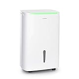 Klarstein DryFy Connect Luftentfeuchter Dehumidifier Kompressionsluftentfeuchter, WiFi-Schnittstelle, 230 m³ Luftumwälzung pro Stunde, Entfeuchtungsleistung 40 l pro Tag, weißes Designgehäuse