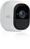Arlo Pro Überwachungskamera & Alarmanlage, Zusatzkamera, Smart Home, kabellos, Innen / Aussen, Nachtsicht, Bewegungsmelder, 130 Grad Blickwinkel, WLAN, 2-Wege Audio, wetterfest, VMC4030, weiß
