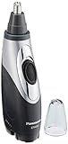 Panasonic ER430K Wet/Dry Nose & Ear Hair Trimmer with Vacuum Cleaning System (Battery Operated)
