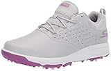 Skechers Go Pro 2 Damen-Golfschuhe, wasserdicht, Grau (Grau/Violett), 40 EU