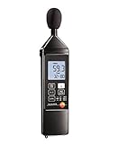 Testo 0563 8155 815 Schallpegel-Messgerät, inklusive Schraubendreher zur Kalibrierung, Windschutz und Batterien