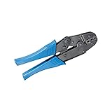 Fixpoint 11790 Crimpzange für isolierte Kabelschuhe, Aderendhülsenzange in der Profi Ausführung, 0,25 mm² - 6 mm² Bearbeitungsbereich