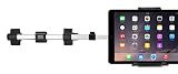 Macally HRMOUNTPRO einstellbare Autokopfstützenhalterung für iPad/Tablet mit einer Breite bis 25,4 cm - Auch kompatibel mit 12,9' iPad Pro - Aluminium - Zwei Stellungen