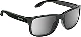 Cressi Lunar Sonnenbrille, Schwarz/Verspiegelt Linsen Grau, One Size