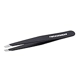 TWEEZERMAN Studio Collection Gear Slant Tweezer Pinzette 12301-MG , schwarz,1er Pack (1 x 1 Stück)