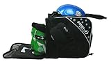 Driver13 Kinder Skischuhtasche Skistiefeltasche mit Helmfach für Hart Softboots Inliner und Bootbag Tasche schwarz