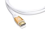 Oehlbach Slim Vision HDMI Kabel - High Speed Ethernet HDMI-Kabel, 4k Ultra HD 30Hz, 2160p, 21:9 Cinema, 3D, 18Gbit/s, OFC - 2,50m