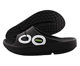 OOFOS Unisex-Erwachsene Ooahh Sport Hausschuh, Black, 24 EU