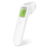 FORA IR42, Klinisches Infrarot-Stirnthermometer, kontaktlos, Multifunktional, Geeignet für Babys und Erwachsene, Sofortige und exakte Messung, Mit Fieberalarm und Erinnerungsfunktion.