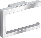 Keuco Toilettenpapierhalter Edition 11 (offene Form, Rollenbreite bis 120 mm, modernes Design, verchromt) 11162010000