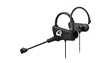 QPAD QH-5 Esports Gaming Earbuds, In Ear Headset, Earphones, Ohrhörer, Kopfhörer für PC, Laptop, Playstation 4 PS4, Xbox One, Nintendo Switch, Mobile Geräte, 10mm Stereo Sound, 3.5mm Stecker, Schwarz