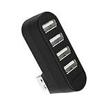 Sabrent USB HUB - 4-Port USB 2.0 drehbaren Hub [90 ° / 180 ° Grad drehbar] (HB-UMN4)