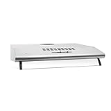 Klarstein UW60SR - Abzugshaube, Unterbauhaube, Dunstabzugshaube, Wandhaube, Energieeffizienzklasse C, 60cm, Abluft- und Umluftbetrieb, 205 m³/h max. Leistung, Beleuchtung, Edelstahl, silber