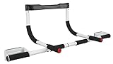 Perfect Fitness Multi Gym Pro Krafttraining Klimmzugstange, Fitnessgeräte für Zuhause, Weiß