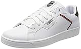 K-Swiss Herren CLEAN Court II CMF Sneaker, White/Black/Cowhide, 49 EU