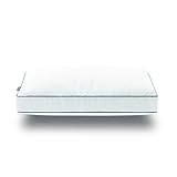 EMMA Cloud Kissen 80x40 - weiches Flauschiges Mikrofaserkissen für alle Schlafpositionen - 2 in 1 individuell anpassbare Höhe - waschbar - ergonomisch - kein Verklumpen