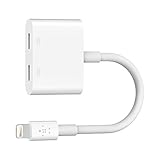Belkin Rockstar Lightning-Audio- und Ladeadapter (iPhone Lightning-Audio-Adapter/Ladeadapter für iPhone 12, 12 Pro, 12 Pro Max, 12 mini, 11, 11 Pro/Pro Max, XS, XS Max, XR, X, SE, 8/8 Plus etc.)
