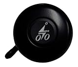 Reich Unisex – Erwachsene Sicherheitsglocke Fahrradklingel, schwarz, 1size