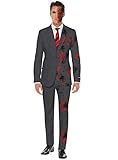 SuitMeister Two-Face Party Anzug - Größe: XL - Karneval Halloween Kostüm für Herren