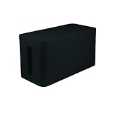 LogiLink KAB0060 - Kabelbox klein (235 x 115 x 120 mm), schwarz
