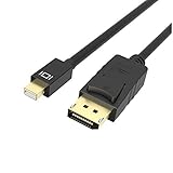 ICZI Mini DisplayPort to DisplayPort Kabel 1m | 4K@60Hz Ultra HD | Mini DP auf DP Verbindungskabel Thunderbolt 2 Kompatibel mit MacBook Pro/Air, Mac Pro, Surface Pro und mehr