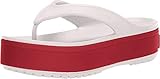Crocs Unisex-Erwachsene Crocband Platform Flip U Dusch- & Badeschuhe, Pink (Barely Pink/Pepper 6qb), 41/42 EU