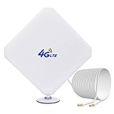 Aigital 4G LTE Antenne 35dBi TS9 Stecker Omni Directional Antenna Dual MIMO Signalverstärkung mit 2m Kabel für 3G/4G Mobile Hotspots, LTE Router Huawei E5577, E5786, E5785,zte mf910