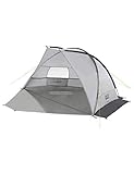 Jack Wolfskin Beach Shelter III, windfeste Strandmuschel mit UV Schutzfaktor 50+, Strandzelt für 2 bis 3 Personen, stabiler Sonnenschutz aus wasserabweisendem Material