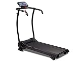 MAXOfit Fitness Laufband klappbar MF-17 für Zuhause, platzsparend faltbar, GEH- und Lauftraining, leiser Elektromotor 1-10 km/h, mit 12 Programmen und LCD-Display