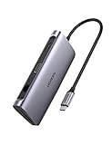 UGREEN USB C Hub 9 in 1 USB C Docking Station ausgestattet mit 2 Videoausgänge 4K HDMI Adapter und VGA Adapter, Gigabit Ethernet, USB 3.0 Hub, 100W Power Delivery, SD TF Kartenleser
