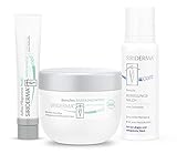 SIRIDERMA® Pflege-Set bei Psoriasis | Basische Gesichtspflege | ohne Duftstoffe | Badekonzentrat, Pflegecreme, Reinigungsmilch | 3 Probiergrößen gratis