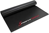 4-6 mm Bodenschutzmatte für Fitnessgeräte Heimtrainer – Sport Multifunktionsmatte, Fitnessmatte in schwarz für mehr Stabilität, schützt den Boden, Übungsmatte für Yoga, Pilates erhältlich in 4 Größen