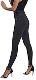 Firstclass Trendstore Shapeleggings mit Schnürung Gr. S-XXL, formend modellierend schlankmachend Damen Leggings Push-up (Sansa L)