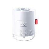 Luftbefeuchter, 500 ML USB Mini Ultraschall Air Humidifier Leise Raumluftbefeuchter-Bis zu 10-16 Stunden Dauerbetrieb Automatische Abschaltung Tragbarer Luftbefeuchter für Haus Yoga Büro+2 Filter