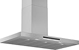 Bosch DWB97IM50 Serie 4 Wandesse / B / 90 cm / Edelstahl / wahlweise Umluft- oder Abluftbetrieb / TouchSelect Bedienung / Silence / Intensivstufe / Metallfettfilter (spülmaschinengeeignet)