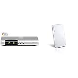 TechniSat Digipal DAB+ DVB-T2 Receiver (mit DAB+ Radio, PVR Aufnahmefunktion, 12 Volt) Silber & Oehlbach Scope Vision DVB-T2 HD Antenne - USB Strom - Aktiv DVB-T-Verstärker - Innenantenne - Weiß