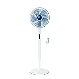 Rowenta VU5770 Turbo Silence Extreme+ Standventilator (5 Geschwindigkeitsstufen, Timer-Funktion, verstellbarer Neigungswinkel, 35 dB(A), 100% Kupfermotor, inkl. Fernbedienung, sehr kompakt) weiß