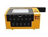 TEN-HIGH CO2 60W UPGRADE TYP Laser Gravier- und Schneiden Maschine mit USB-Anschluss, Gravurbereich 400x300mm, MEHRWEG