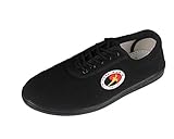PengGengA Männer Unisex Segeltuchschuhe/Schuhe Für Kung Fu Und Wu SHU Kampfsportschuhe Schwarz 41 EU