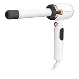 Rowenta CF4310 Ultimate Experience Air Care Lockenstab | neue L-Form | sanfter Luftstrom | 8 Temperatureinstellungen von 130°C bis 200 °C | in 30 Sekunden Aufheizen | Weiß/Kupfer