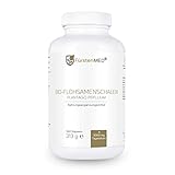 FürstenMED® 360 Bio Flohsamenschalen Kapseln - Hochdosiert 3000 mg pro Tagesportion - Vegan & ohne Zusatzstoffe - laborgeprüft & hergestellt in Deutschland