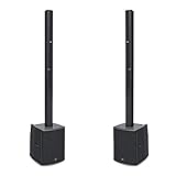 2x LD Systems Maui 28 G2 2000W Säulenlautsprecher PA System Aktivmixer Bluetooth