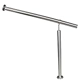 MCTECH® Geländer Eingangsgeländer Edelstahl Handlauf Wandhandlauf Treppengeländer Außen Innen Treppenhaus (80cm)